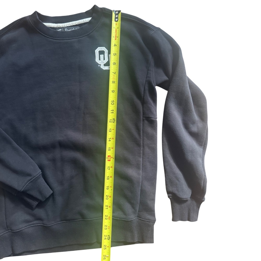 Fanatics Signature Black Oklahoma Sooners Crewneck Sweatshirt Size Small - Picture 8 of 9
